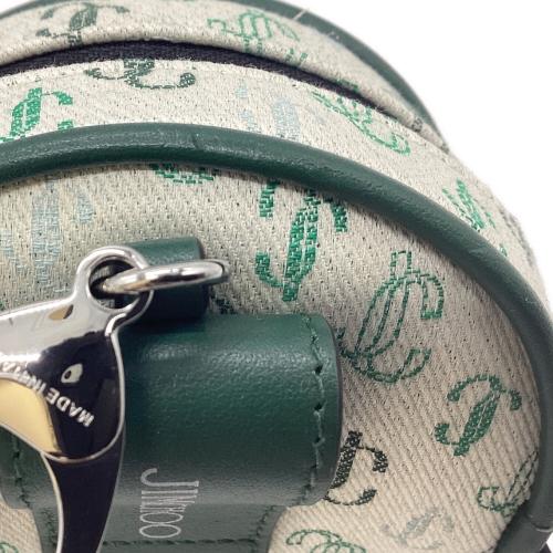 JIMMY CHOO (ジミーチュウ) マルボン 2.0 ポーチチャーム ラテ/マルボングリーン