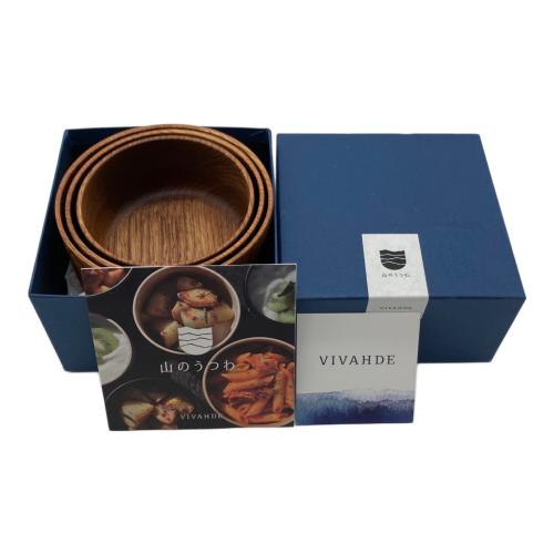 VIVAHDE (ヴィヴァフデ) 山のうつわ アウトドア食器 ブラウン