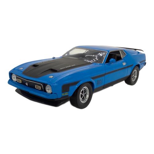 SUNSTAR (サンスタ) Mach1 1971 MUSTANG 351 RAM AIR モデルカー 1/18 ブルー