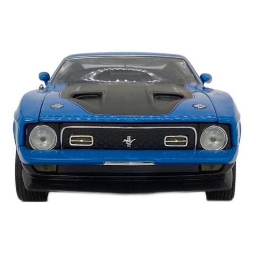 SUNSTAR (サンスタ) Mach1 1971 MUSTANG 351 RAM AIR モデルカー 1/18 ブルー