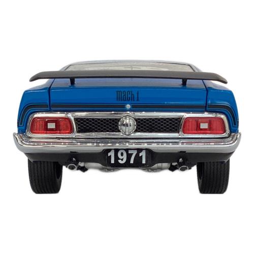 SUNSTAR (サンスタ) Mach1 1971 MUSTANG 351 RAM AIR モデルカー 1/18 ブルー