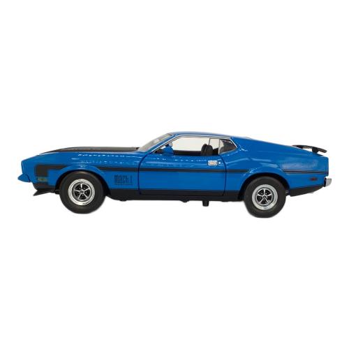 SUNSTAR (サンスタ) Mach1 1971 MUSTANG 351 RAM AIR モデルカー 1/18 ブルー