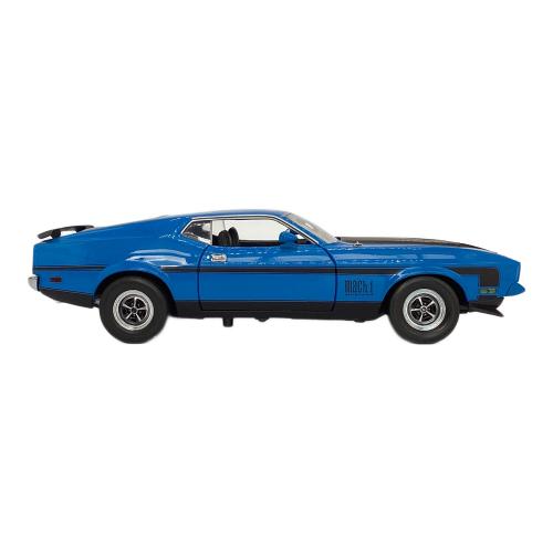 SUNSTAR (サンスタ) Mach1 1971 MUSTANG 351 RAM AIR モデルカー 1/18 ブルー