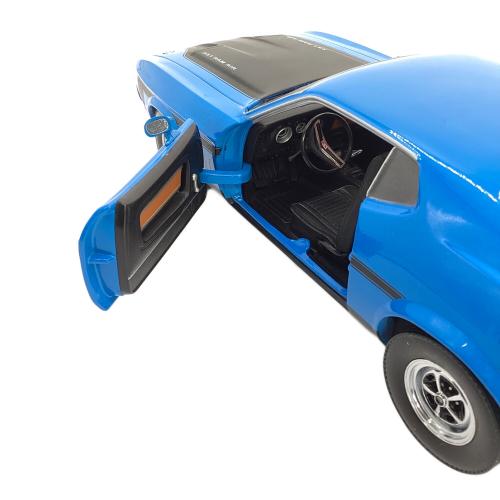 SUNSTAR (サンスタ) Mach1 1971 MUSTANG 351 RAM AIR モデルカー 1/18 ブルー