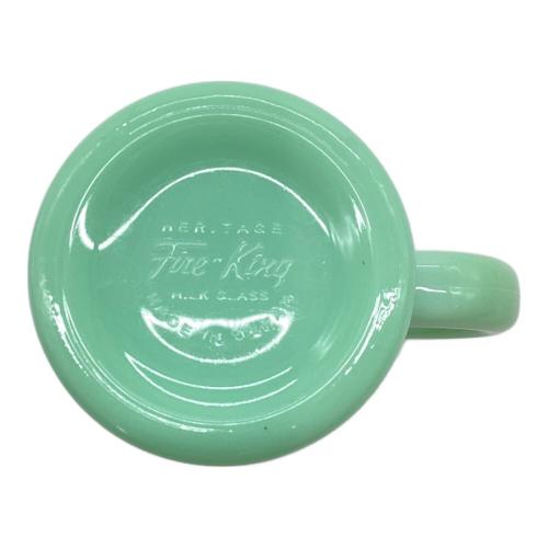 Fire King (ファイヤーキング) マグカップ グリーン ミルクグラス