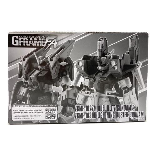 BANDAI (バンダイ) 機動戦士ガンダム GフレームFA デュエルブリッツガンダム＆ライトニングバスターガンダム プラモデル