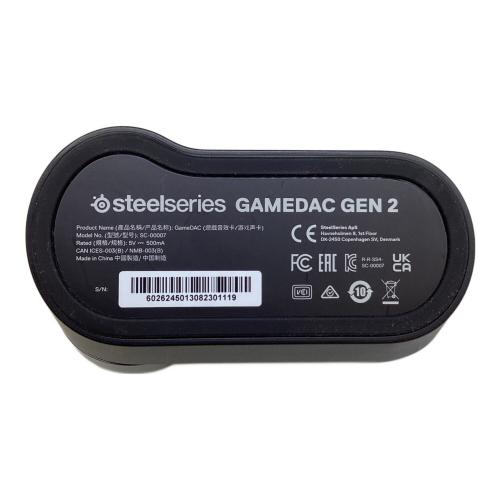steelseries (スティールシリーズ) ゲーミングアンプ GameDAC Gen2