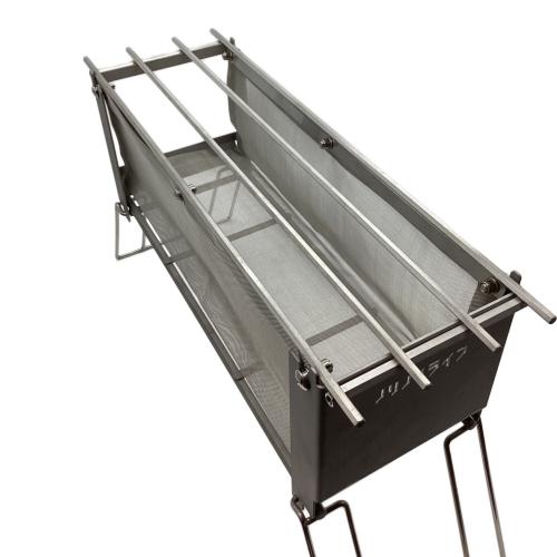 ノリノリライフ 焚火台 ヨコナガメッシュタキビダイ　別売りシンプルゴトク付