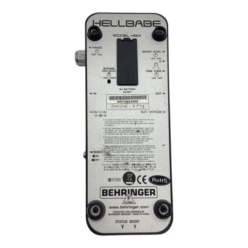 BEHRINGER (ベリンガー) ワウペダル HB01 HELLBABE