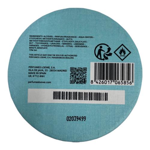 LOEWE (ロエベ) オードトワレ パウラズ イビサ 50ml 残量80%-99%