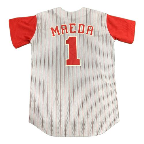 広島東洋カープ (ヒロシマトウヨウカープ) 応援グッズ 前田智徳【1】2002～2008シーズンビジター SIZE L ライトグレーxレッド