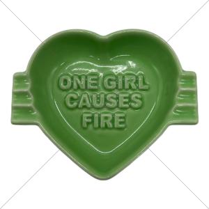 TATTOO STUDIO YAMADA (タトゥースタジオヤマダ) ONE GIRL CAUSES FIRE アッシュトレイ グリーン