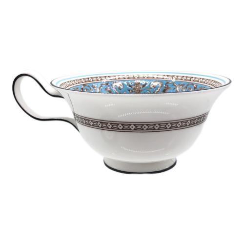 Wedgwood (ウェッジウッド) ティーカップ&ソーサー フロレンティーン・ターコイズ