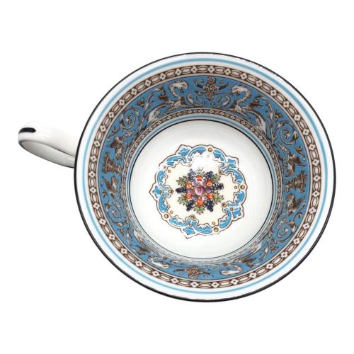 Wedgwood (ウェッジウッド) ティーカップ&ソーサー フロレンティーン・ターコイズ