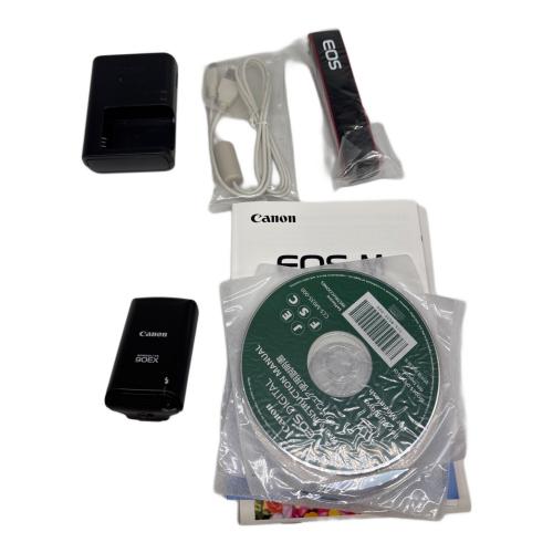 CANON (キヤノン) ミラーレス一眼カメラ EOS Mレンズキット（22mm・18-55mm） 6609B023 1800万画素 ISO100～12800 1/4000～30秒 121091400270