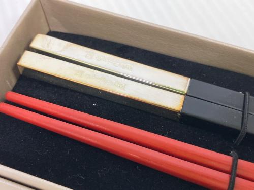 Christofle (クリストフル) 箸セット ケース・箱付