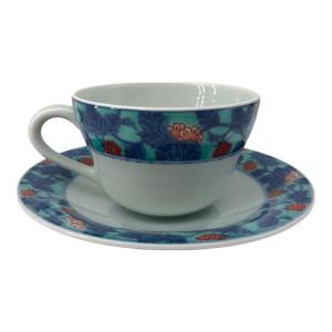 今右衛門 (イマエモン) 苺文珈琲碗