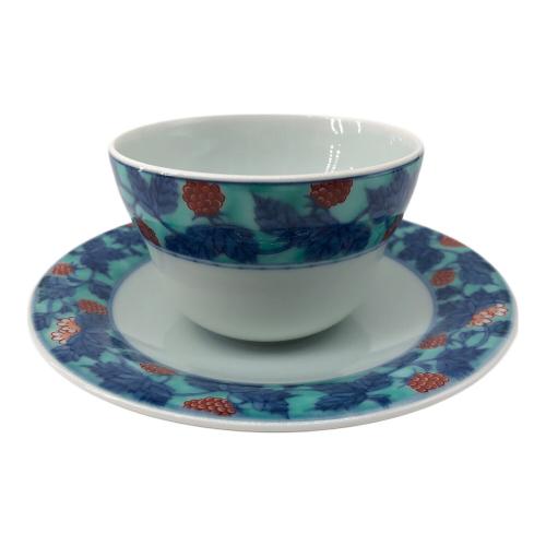 今右衛門 (イマエモン) 苺文珈琲碗