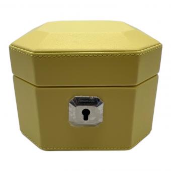 TIFFANY & Co. (ティファニー) ジュエリー ボックス（ミニ） 74626653 @ イエロー ダイヤモンド カラー レザー