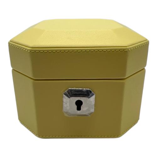 TIFFANY & Co. (ティファニー) ジュエリー ボックス（ミニ） 74626653 @ イエロー ダイヤモンド カラー レザー