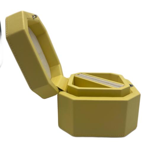 TIFFANY & Co. (ティファニー) ジュエリー ボックス（ミニ） 74626653 @ イエロー ダイヤモンド カラー レザー