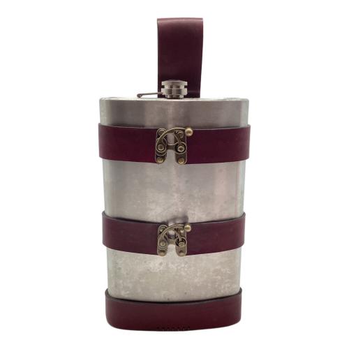 fiendishwear レザースチームパンクフラスクホルダー