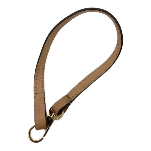 Herve Chapelier (エルベシャプリエ) レザーストラップ ベージュ