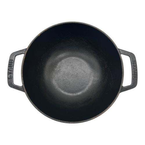 Staub (ストウブ) 両手鍋 ブラック