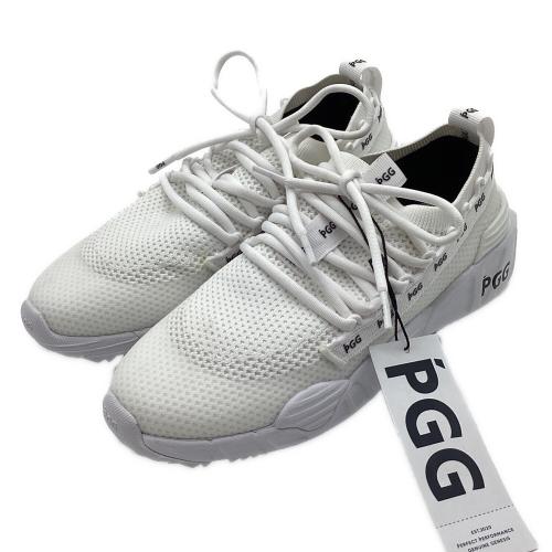 PGG (ピージージー) ゴルフシューズ 268-4992302 レディース SIZE 23cm ホワイト