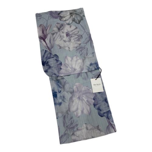 HER LIP TO　浴衣　兵児帯　セット フリーサイズ　Karin　花柄　ライトブルー　綿100％　仕立て上がり　和装