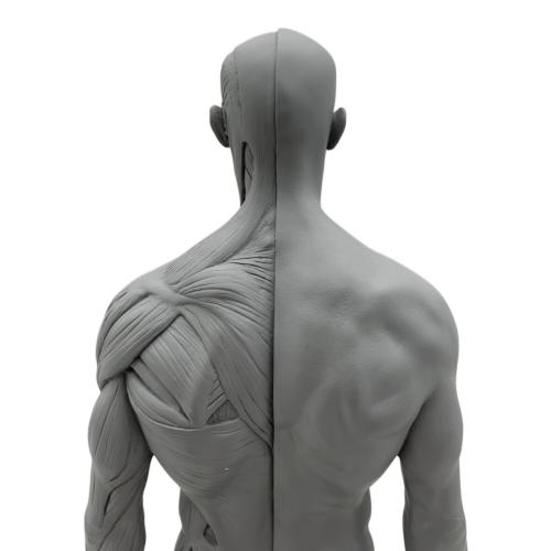 AnatomyTools Male 1:6 Flesh/Anatomy fig v.2 flesh & superficial muscle トルソー（解剖参照ツール） 男性：筋肉