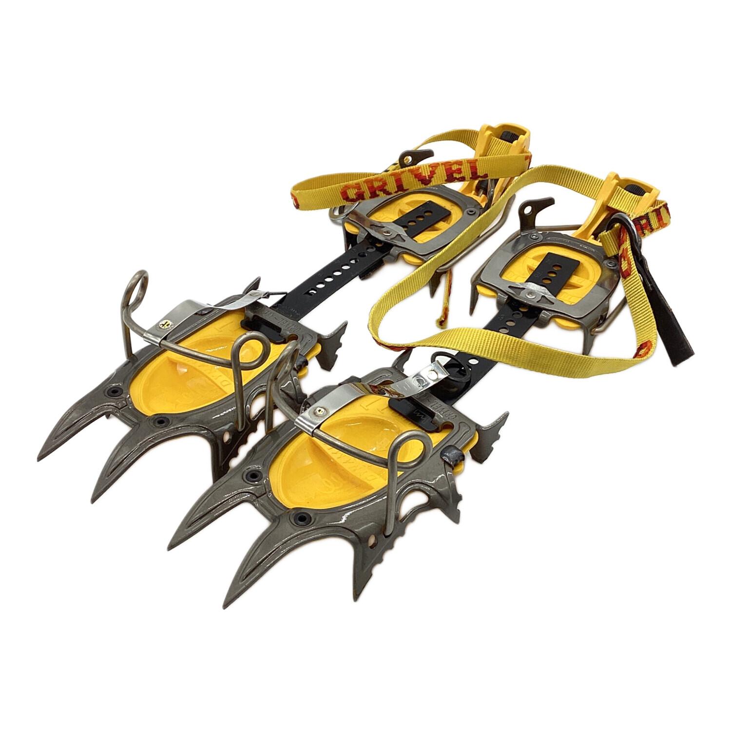 GRIVEL (グリベル) 12本爪アイゼン シルバー×イエロー エアー