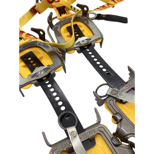 GRIVEL (グリベル) 12本爪アイゼン シルバー×イエロー エアーテック ワンタッチ式 ステンレス