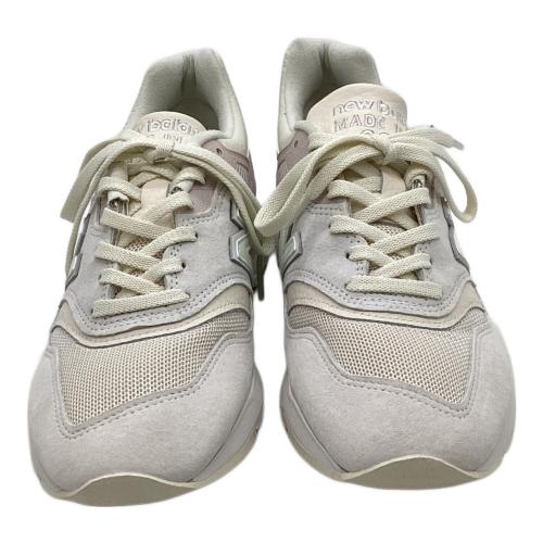 NEW BALANCE (ニューバランス) ローカットスニーカー メンズ SIZE 26.5cm アイボリー KITH U9975HK