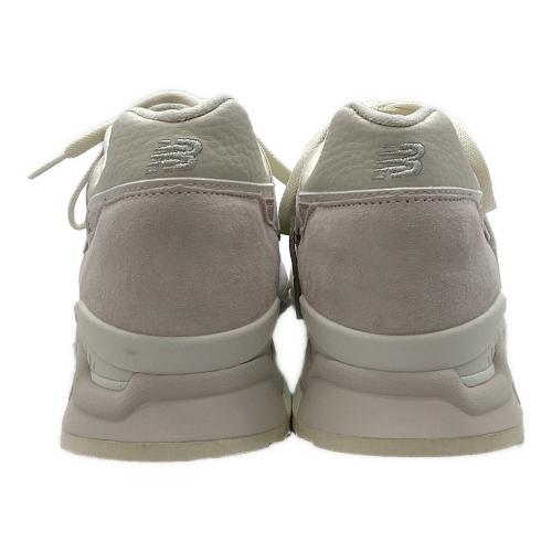 NEW BALANCE (ニューバランス) ローカットスニーカー メンズ SIZE 26.5cm アイボリー KITH U9975HK