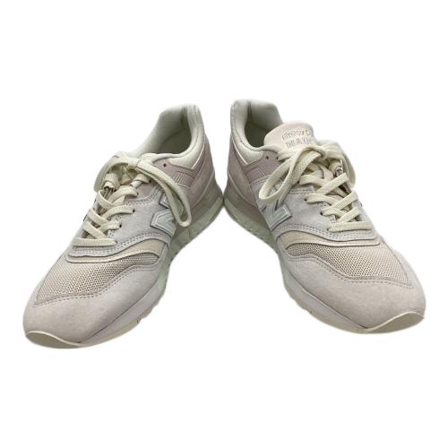 NEW BALANCE (ニューバランス) ローカットスニーカー メンズ SIZE 26.5cm アイボリー KITH U9975HK