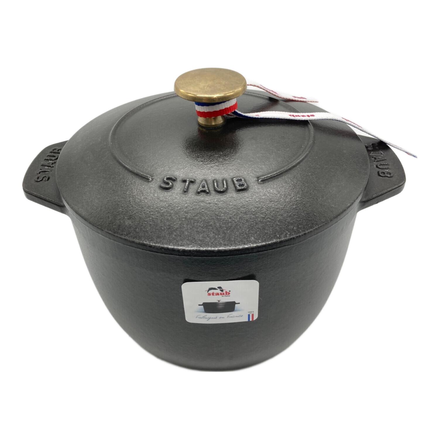 ストウブ staub 鍋 16cm 40509-655 ブラック staub ストウブ 40509-655