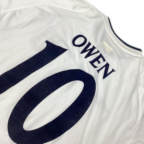 イングランド代表 (イングランドダイヒョウ) サッカーユニフォーム マイケル・オーウェン【10】2001年ホーム 2002年日韓W杯欧州予選マッチデイパッチ付（01.09/01VSドイツ） SIZE M