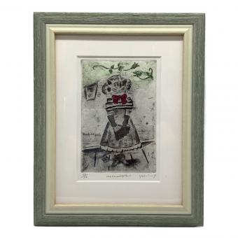 山岡康子 版画 mademoiselle 33/150