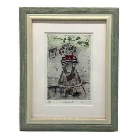 山岡康子 版画 mademoiselle 33/150｜トレファクONLINE