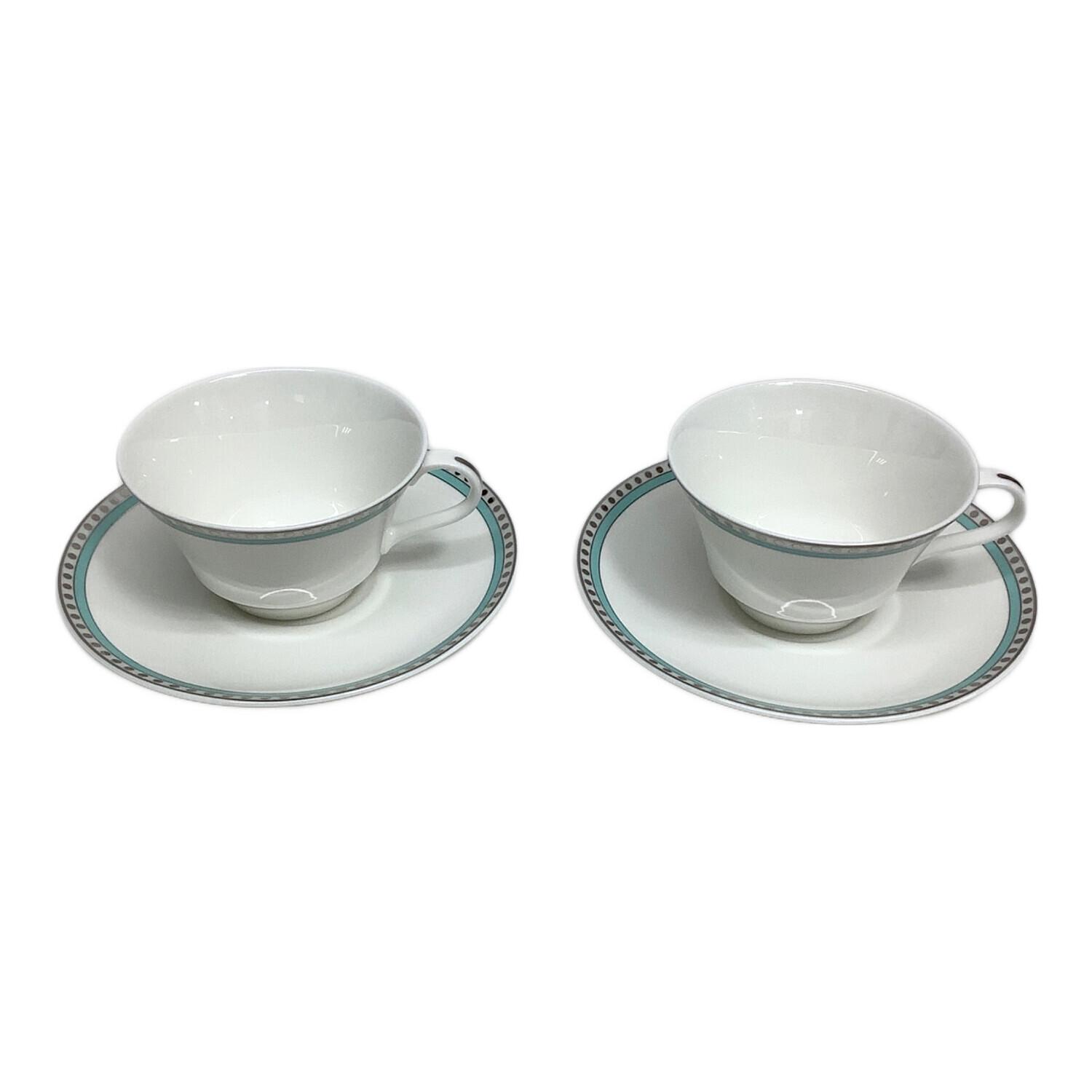 Tiffany &Co ティーカップ ティファニー ジャルダン ティーカップ ＆ ソーサー ポーセリン、2客