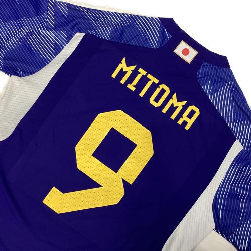 日本代表 (ニホンダイヒョウ) レプリカ サッカーユニフォーム 三笘薫【9】2022年ホーム カタールW杯 SIZE 2XL