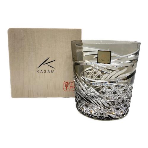 KAGAMI CRYSTAL (カガミクリスタル) 江戸切子 ロックグラス＜舞＞