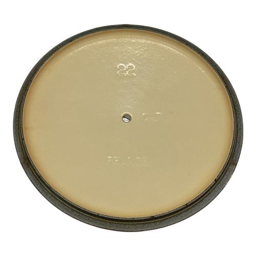 LE CREUSET (ルクルーゼ) 両手鍋 22cm オレンジ ココット・ロンド