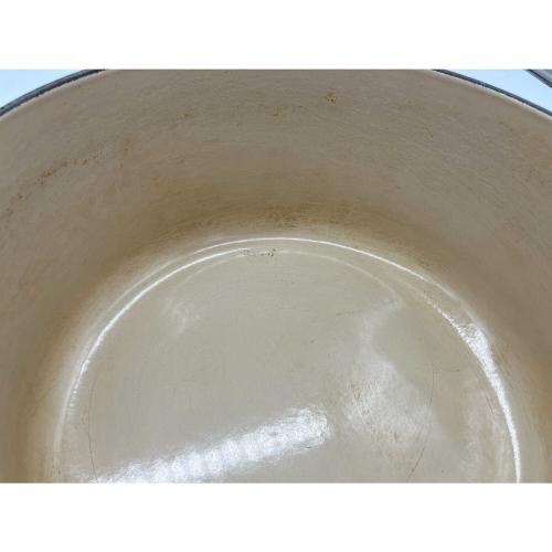 LE CREUSET (ルクルーゼ) 両手鍋 22cm オレンジ ココット・ロンド