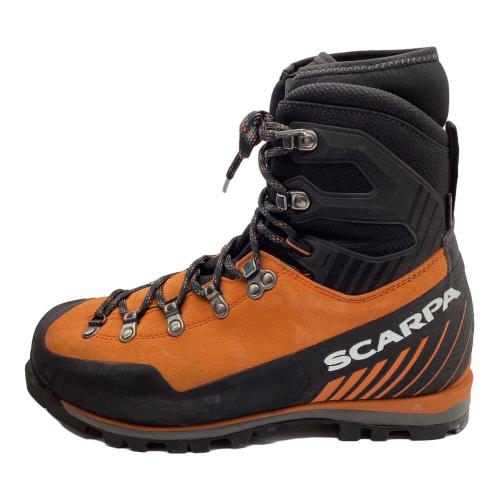 SCARPA (スカルパ) モンブランプロ 厳冬期用 トレッキングシューズ SIZE 40(25-25.5cm) ブラック×オレンジ