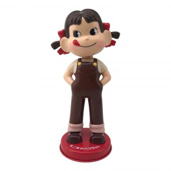 不二家のペコちゃん ブラウンオーバーオール 「PEKO Happy Bag in GINZA」 卓上ペコちゃん人形