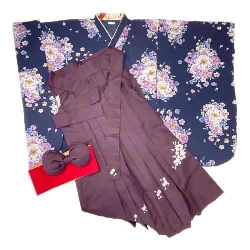 Catherine Cottage 卒業袴3点セット 160cm 上衣　袴スカート　帯枕付き袴下帯 キッズ ネイビー　和装