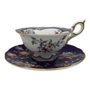 Wedgwood (ウェッジウッド) カップ&ソーサー ワンダーラスト ミッドナイト クレーン