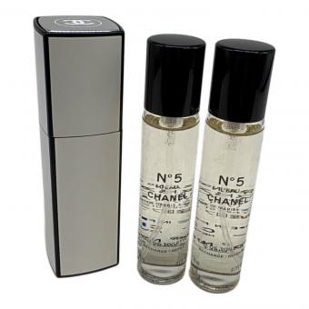 CHANEL (シャネル) オードトワレ 20ml×3 残量50%-80% no5 ロー ツィスト&スプレイ